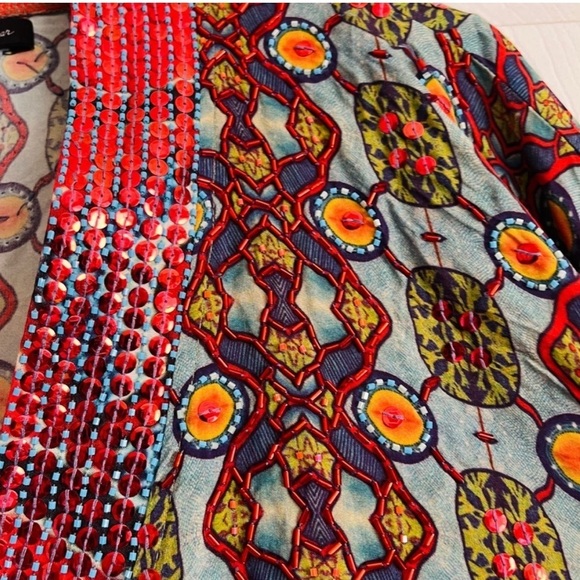 WOLF & BADGER BOHEMIAN KIMONO - Picture 10 of 11